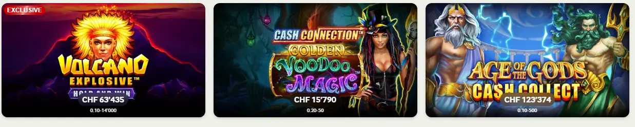 Auswahl an Spielautomaten – verschiedene Themen, Jackpots und neue Releases